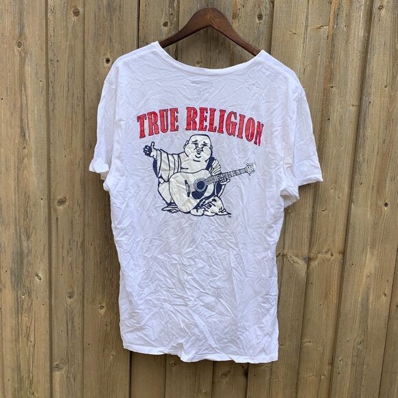 True Religion BIG LOGO T Shirt XXL - Picture 1 of 3